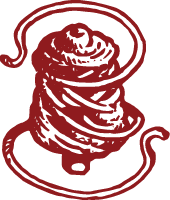 Red Spool of Yarn Icon