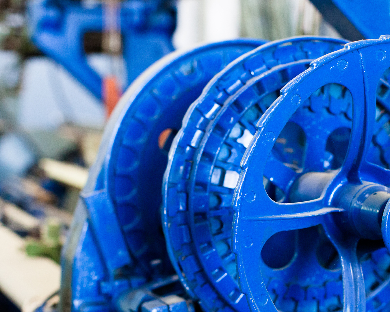 color-photograph-large-blue-gears-from-toyoda-industrial-textile-loom